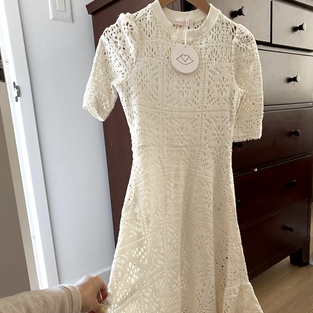 See by chole white dress xs